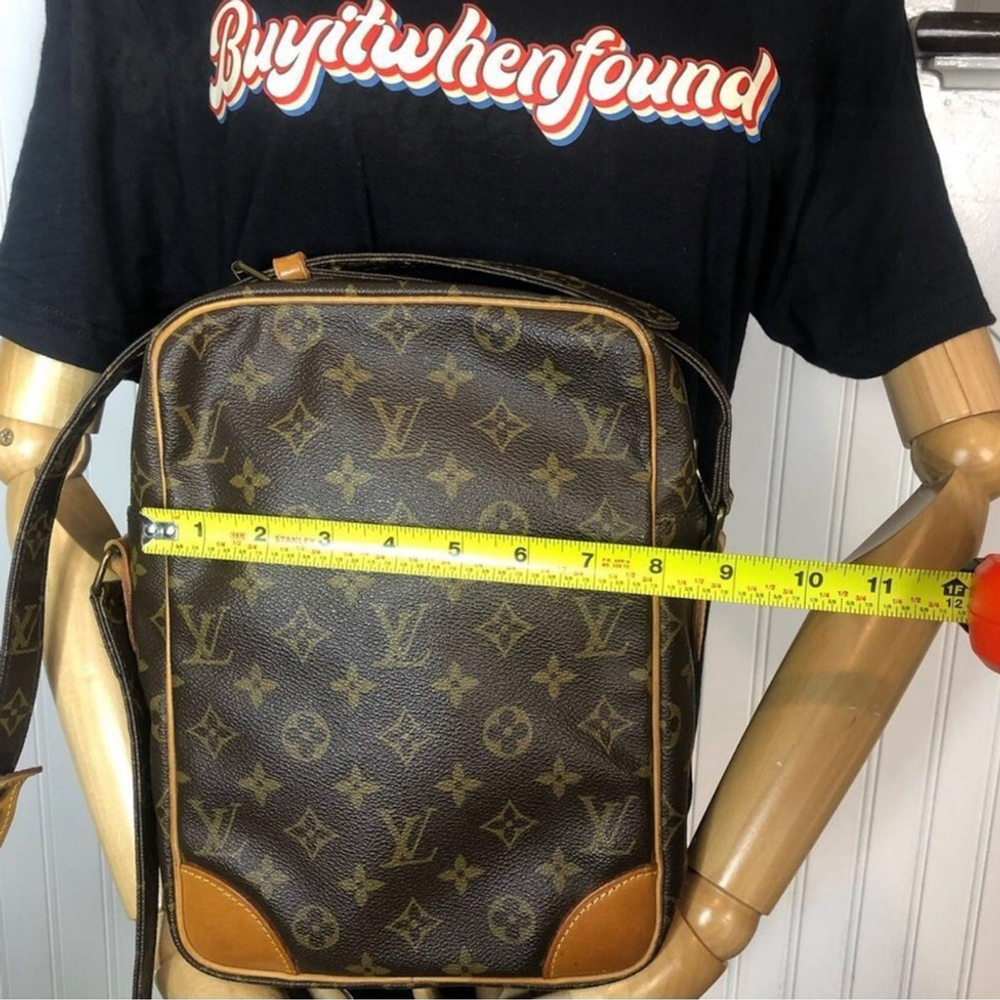 LOUIS VUITTON DANUBE MM Monogram Tote Crossbody Shoulder Strap Authentic SL873 - Picture 14 of 17